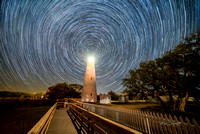 Ocracoke Lighthouse Star Trail